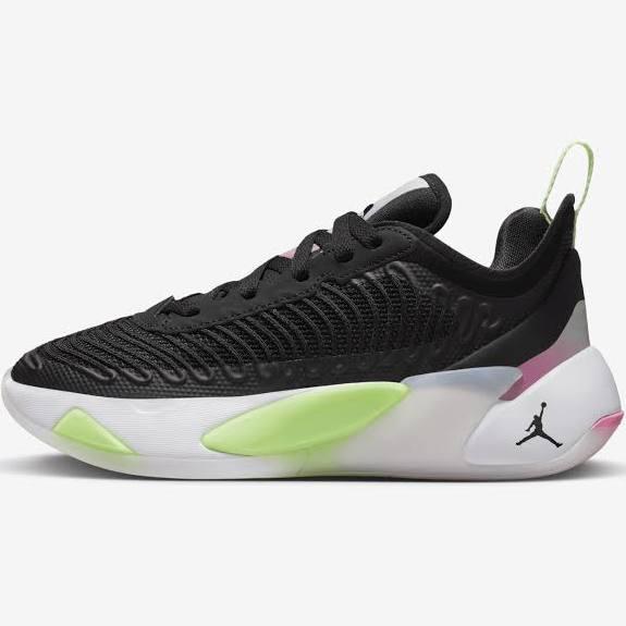 Jordan Luka 1 Kids Basketball Shoes Black/Lime US 4