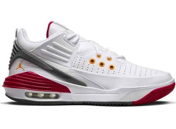 Jordan Max Aura 5 White Cardinal Red