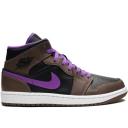Jordan Men's White Air 1 Mid Palomino sneakers