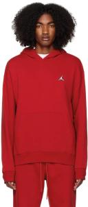 Jordan Mens Essential Fleece Pullover Hoodie Red M