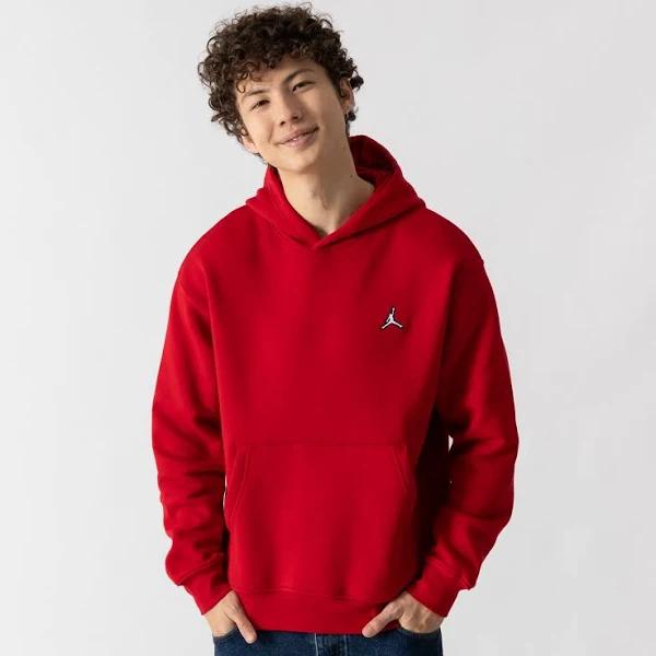 Jordan Mens Essential Fleece Pullover Hoodie Red M