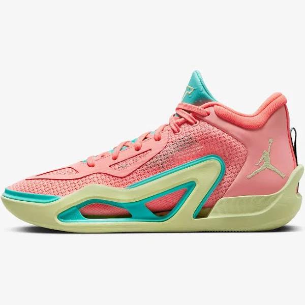 Jordan Tatum 1 Pink Lemonade Shoes - Size 6 - Pink TINT/LAVA glow/aurora green/barely Volt