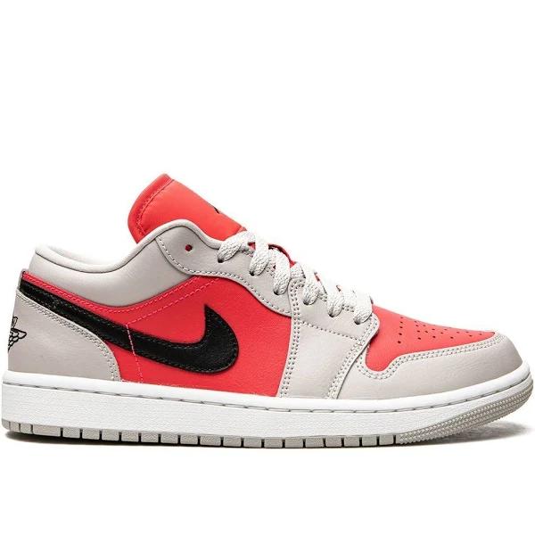 Jordan Women's Red Air 1 Low sneakers Light Iron Ore Siren