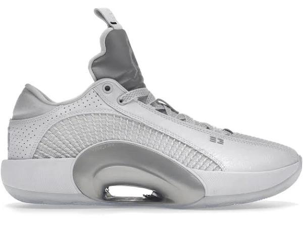 Jordan XXXV Low Metallic Silver (Clear Sole)