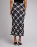 Jorge - Womens Skirts - Skylar Maxi Skirt Check - at Edge Clothing - Size:16