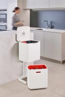 Joseph Joseph Totem Max Waste & Recycling Bin 60L Arctic White