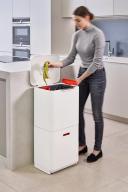 Joseph Joseph Totem Max Waste & Recycling Bin 60L Arctic White