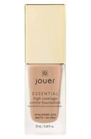 Jouer Cosmetics Essential High Coverage Crème Foundation Cashew