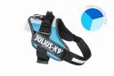 Julius-K9 16IDC-FARNE-1 IDC Powerharness, Dog Harness, Size 1, Jeans with Neon Edge