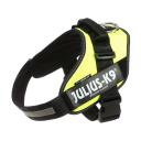 Julius-K9 16IDC-FARNE-1 IDC Powerharness, Dog Harness, Size 1, Jeans with Neon Edge