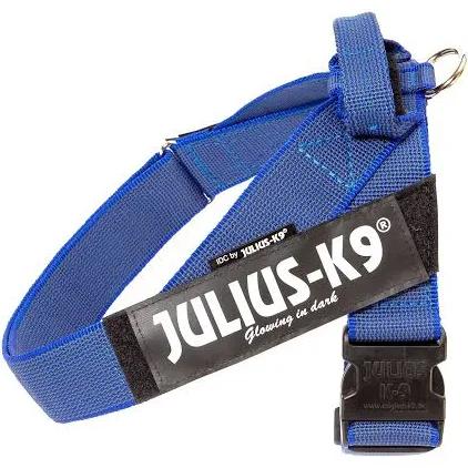 Julius-K9, IDC Color & Gray Belt Harness, Size: XL / 2, Blue-Gray