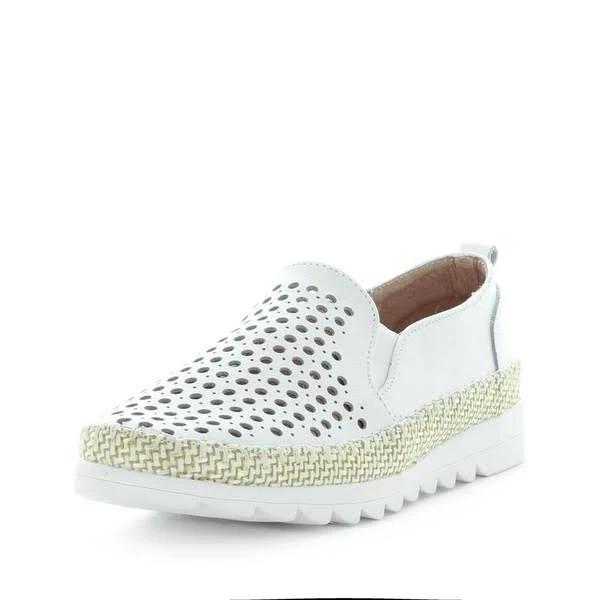 Just Bee Captivate Leather Slip On Womens Classic Loafer Comfort Shoes