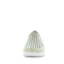 Just Bee Captivate Women Leather Laser-Cut Twim Gusset Slip-On Shoes
