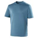 Just Cool Mens Performance Plain T-Shirt Airforce Blue XS