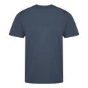 Just Cool Mens Performance Plain T-Shirt Airforce Blue XS