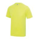 Just Cool Mens Performance Plain T-Shirt Airforce Blue XS