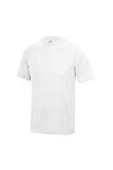 Just Cool Mens Performance Plain T-Shirt Arctic White M