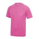 Just Cool Mens Performance Plain T-Shirt Electric Yellow XS