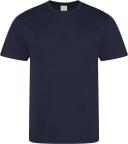 Just Cool Mens Performance Plain T-Shirt French Navy M