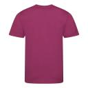 Just Cool Mens Performance Plain T-Shirt Hot Pink M