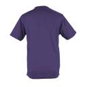 Just Cool Mens Performance Plain T-Shirt Purple XXL