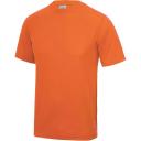 Just Cool Mens Performance Plain T-Shirt Purple XXL