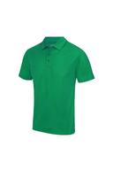 Just Cool Mens Plain Sports Polo Shirt Kelly Green Sport Polo