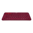 JVY Logitech K380 Portable Multi-Device Wireless Bluetooth Keyboard (Red)
