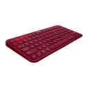 JVY Logitech K380 Portable Multi-Device Wireless Bluetooth Keyboard (Red)