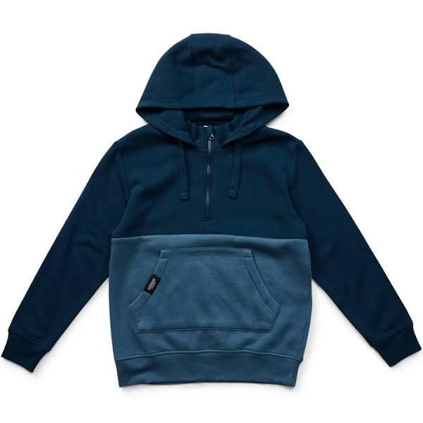K-D Boys Half Zip Hoodie - Teal - Size 10