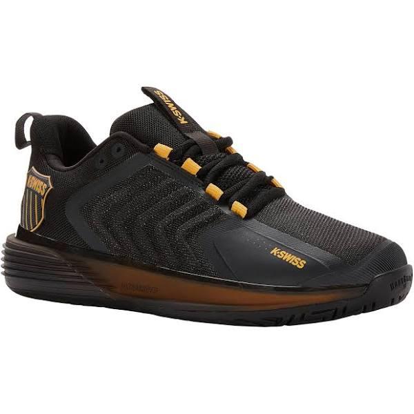 K Swiss Ultrashot 3 Men Tennis Shoes - Moonless Night/Amber Yellow 12