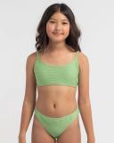 Kaiami Girls' Maddie Bikini Set in Green | Size 08