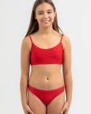 Kaiami Girls' Maddie Bikini Set in Red | Size 12