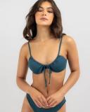 Kaiami Women's Alana Underwire Bikini Top in Red | Size 14