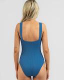 Kaiami Women's Flynn One Piece Swimsuit in Blue | Size 08