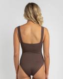 Kaiami Women's Flynn One Piece Swimsuit in Brown | Size 20