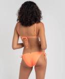 Kaiami Women's Lara Classic Tie Side Bikini Bottom in Yellow | Size 08