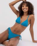 Kaiami Women's Lara Triangle Bikini Top in Blue | Size 06