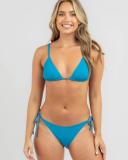Kaiami Women's Lara Triangle Bikini Top in Blue | Size 08