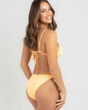 Kaiami Women's Lara Triangle Bikini Top in Blue | Size 16