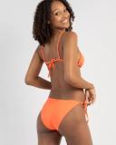 Kaiami Women's Lara Triangle Bikini Top in Blue | Size 16