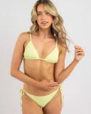 Kaiami Women's Lara Triangle Bikini Top in Pink | Size 06