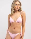 Kaiami Women's Lara Triangle Bikini Top in Pink | Size 06