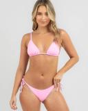 Kaiami Women's Lara Triangle Bikini Top in Pink | Size 12