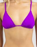 Kaiami Women's Lara Triangle Bikini Top in Purple | Size 14