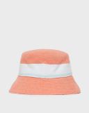 Kangol Bermuda Stripe Bucket Hat - Peach Pink - M - Unisex
