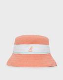 Kangol Bermuda Stripe Bucket Hat - Peach Pink - M - Unisex