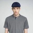 Kangol - Blue flatcap Cap - Bamboo 507 Dark Blue Flat Cap @ Hatstore