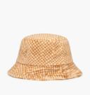 Kangol Faux Fur Bucket Hat - Tan Check - M - Unisex