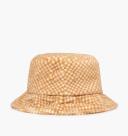 Kangol Faux Fur Bucket Hat - Tan Check - M - Unisex